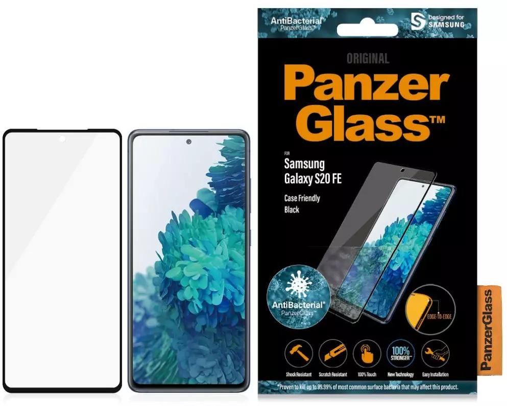 Panzerglass Displayschutz Case Friendly AB Galaxy S20 FE