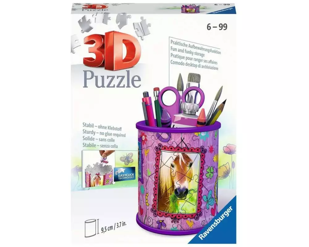 Ravensburger 3D Puzzle Utensilo Pferde