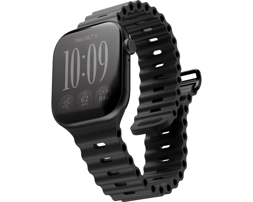Vonmählen Armband Wave Band 3 40/41/42 mm Schwarz