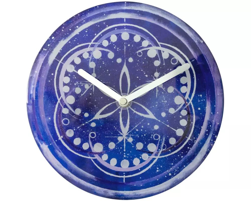 NeXtime Wanduhr Cosmo Indigo
