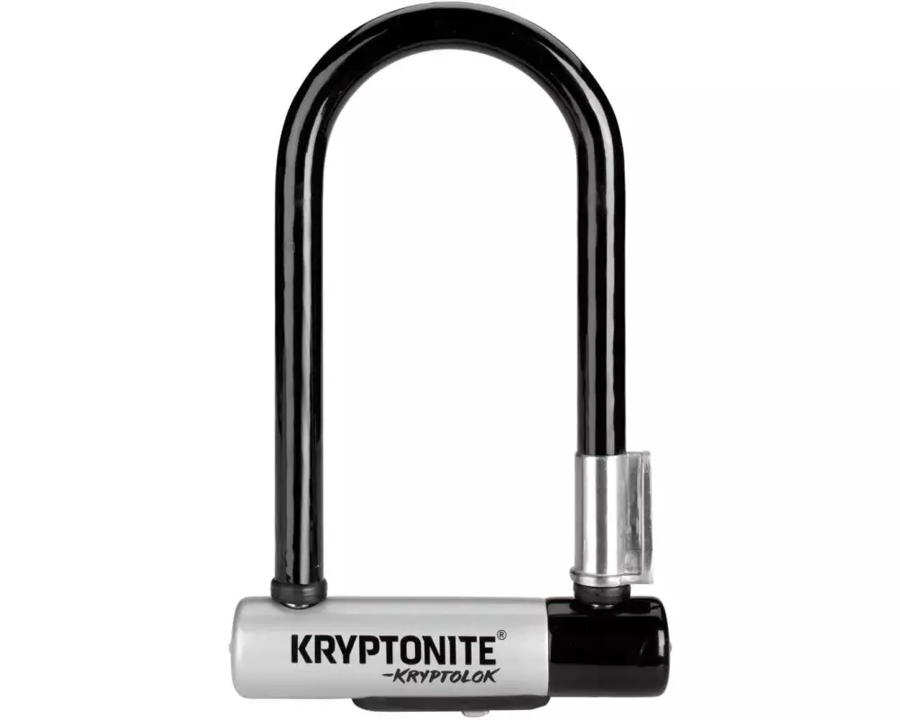 Kryptonite Bügelschloss KryptoLok series 2 Mini-7 inkl. Kryptoflex Grau