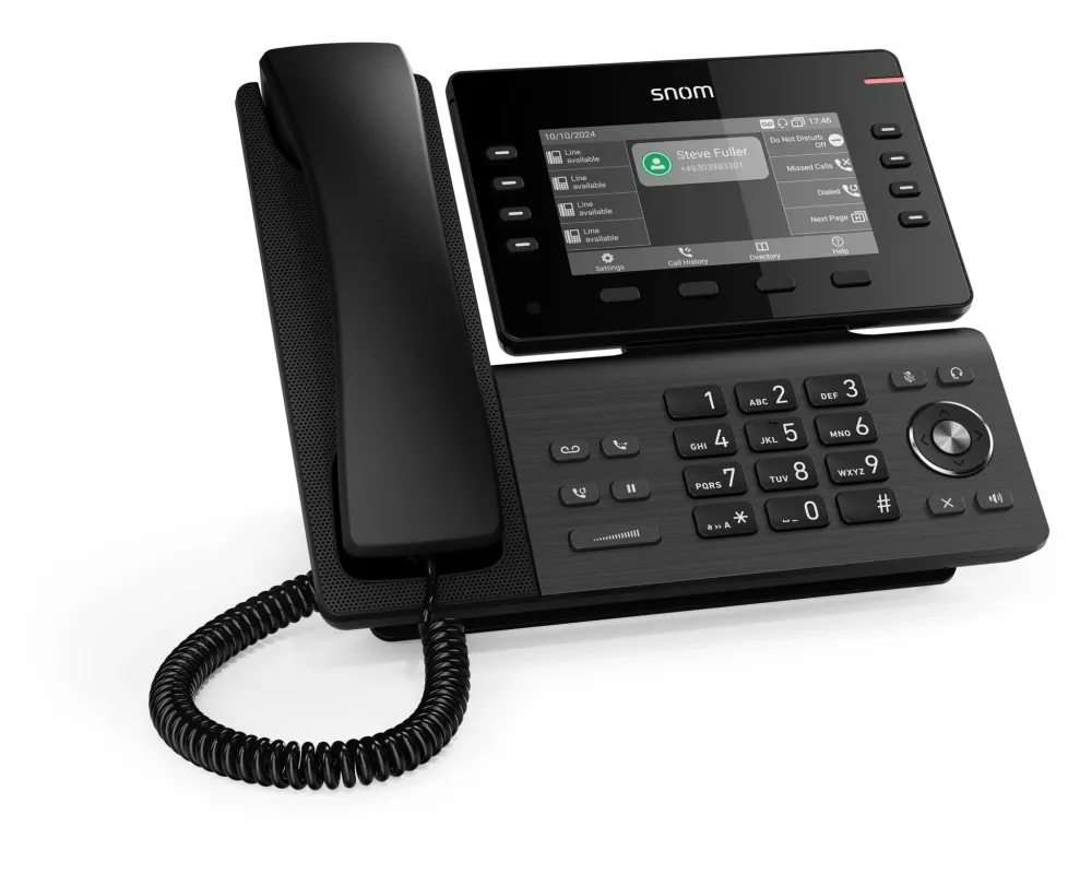 snom Tischtelefon D812 Schwarz