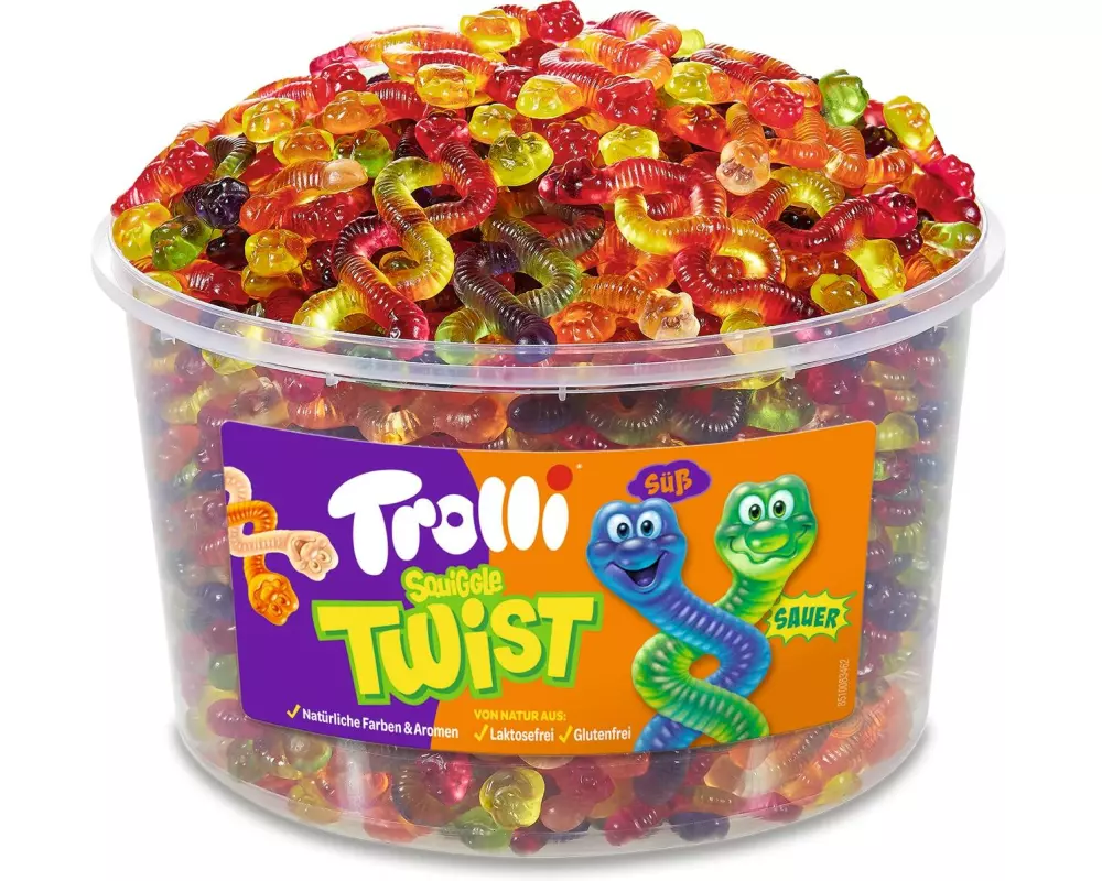 Trolli Gummibonbons Squiggle Twist 1200 g