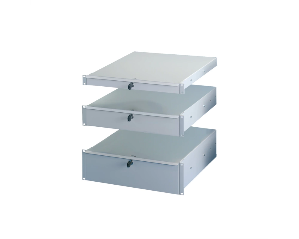 SCHROFF 19"-Schubfach - SCHUBFACH 19" 3HE ELOX.