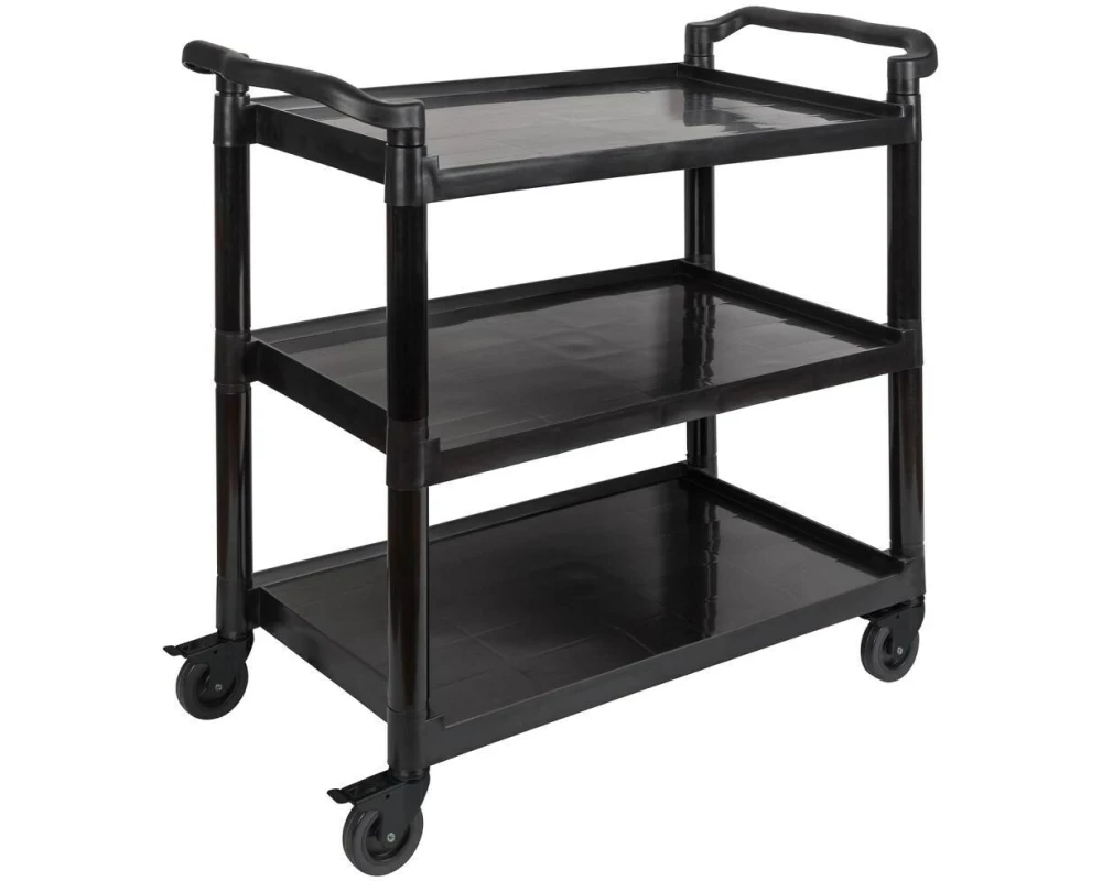 APS Servierwagen Ready 108 x 50 x 96 cm, Schwarz