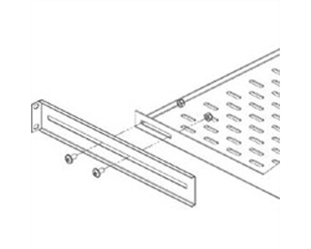 CONTEG Winkelstützen für 19"-Fachboden fest, Länge 298 mm