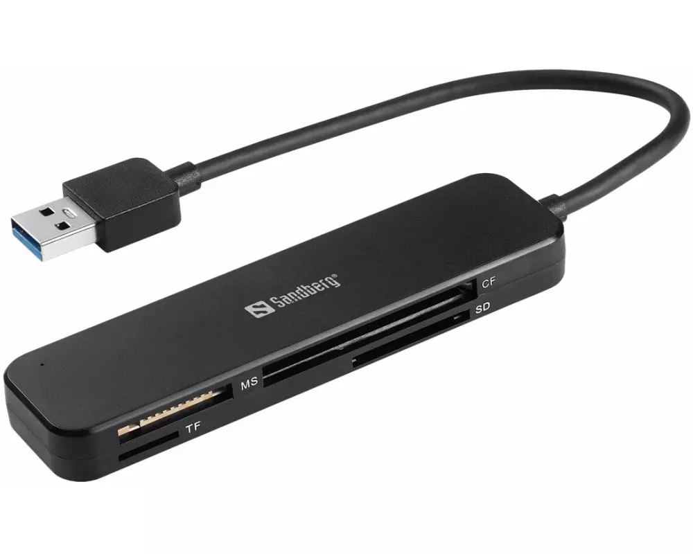 SANDBERG USB 3.0, Pocket Card Reader