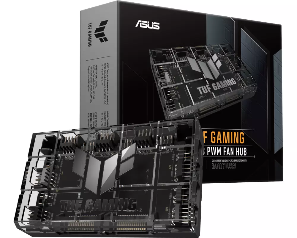 ASUS LED-Lüfterrahmen ASUS TUF Gaming ARGB PWM-Lüfter-Hub