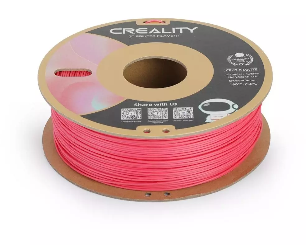 Creality Filament PLA, Erdbeerrot, 1.75 mm, 1 kg