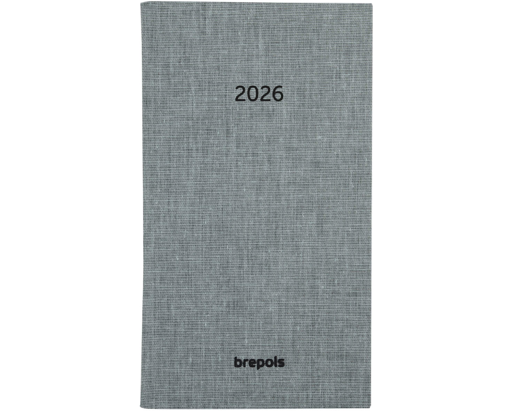 BREPOLS Agenda Notavision Dubl. 2026 75454550560 1W/2S grün 9x16cm