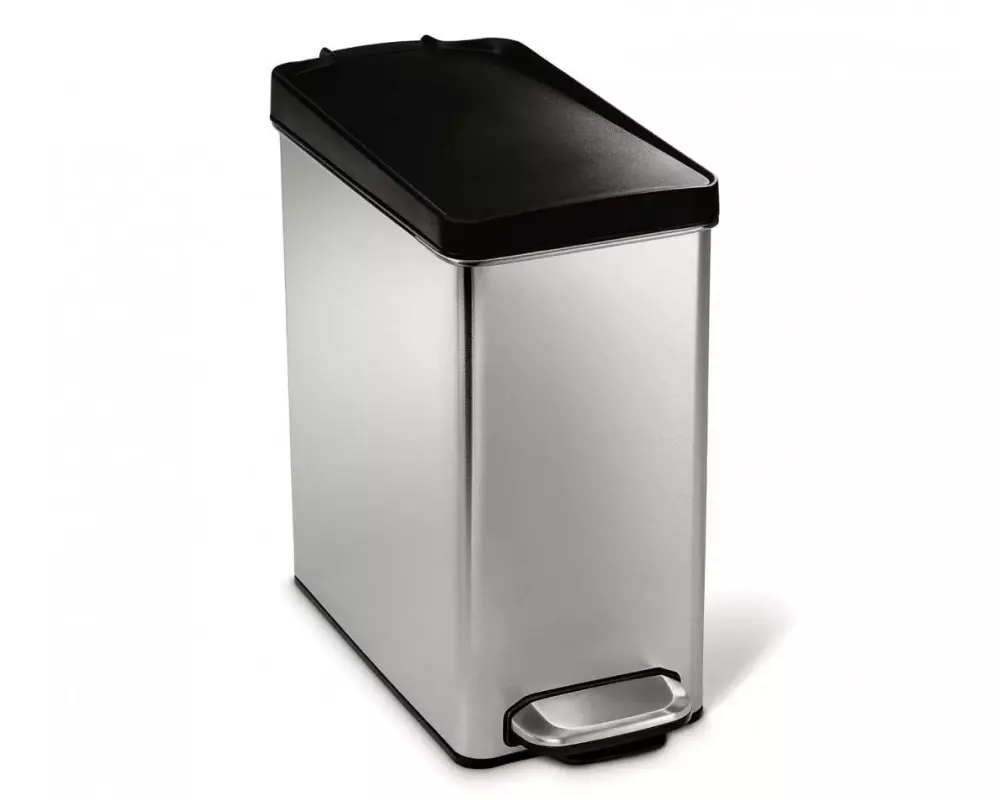 Simplehuman Treteimer CW1180CB 10 Liter, Silber