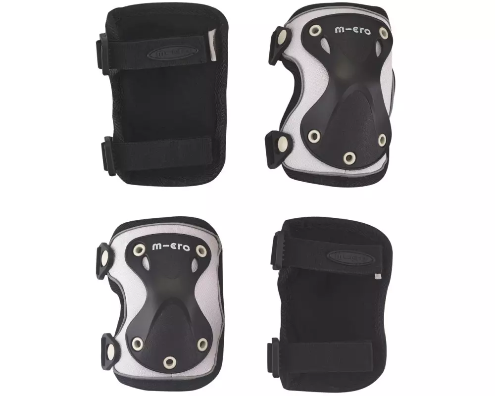 Micro Mobility Micro Knie-/ Ellbogenschoner reflektiv Schwarz M