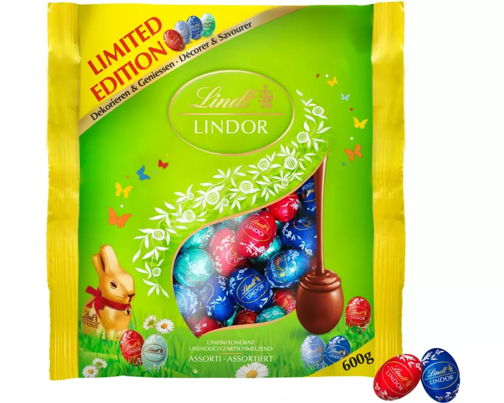 Lindt Schokolade Lindor Eili assortiert 600 g