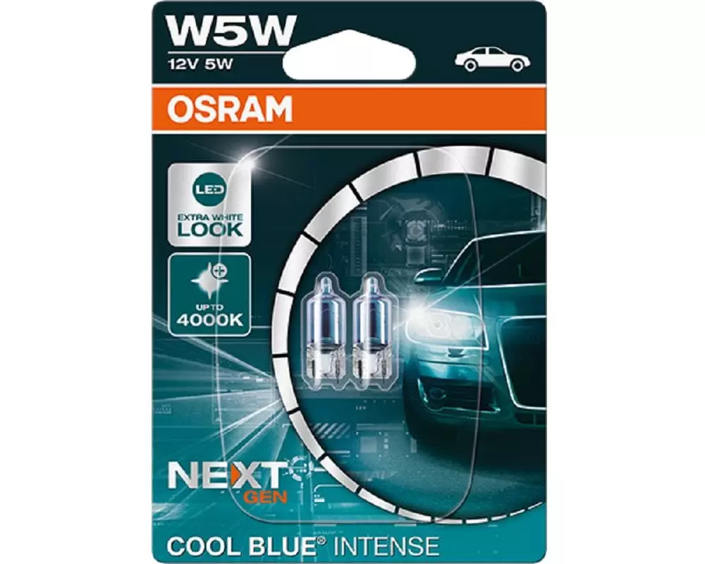 OSRAM Signallampen Cool Blue Intense NextGen W5W W2.1 x 9.5d PKW