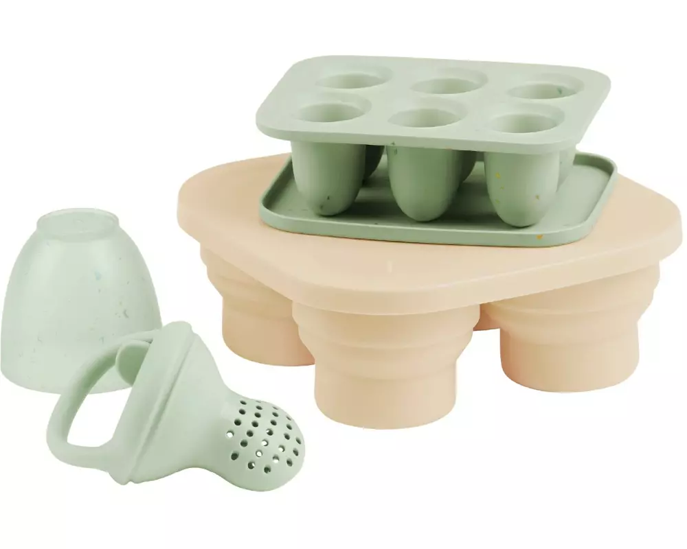 Babymoov Gefrierbehälter Beige/Grün