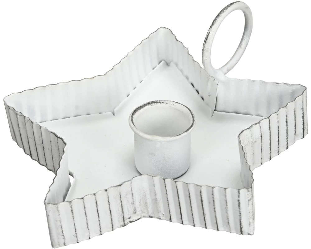 COCON Kerzenhalter Stern, Weiss