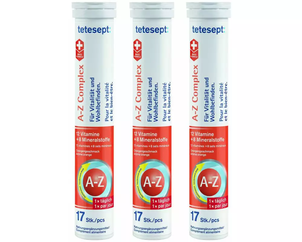 tetesept A-Z Complex 3 x 17 Brausetabletten
