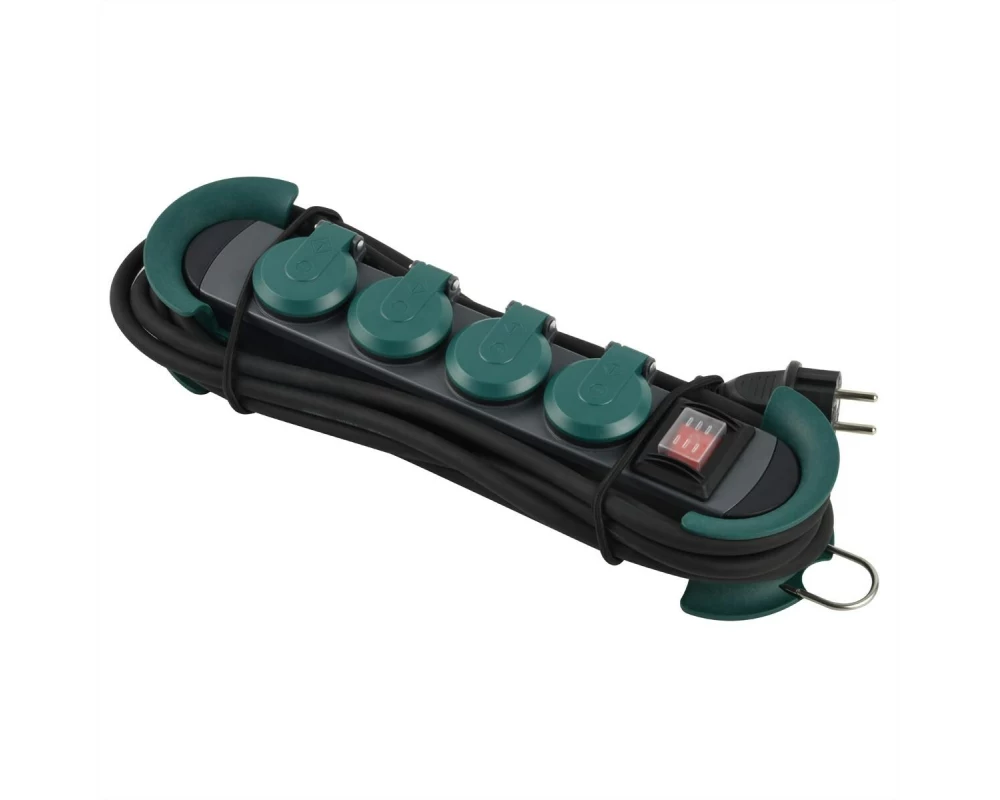 Bachmann Steckdosenleiste HOOK Outdoor 4xCEE7/3 4.0m CEE7/7 IP44