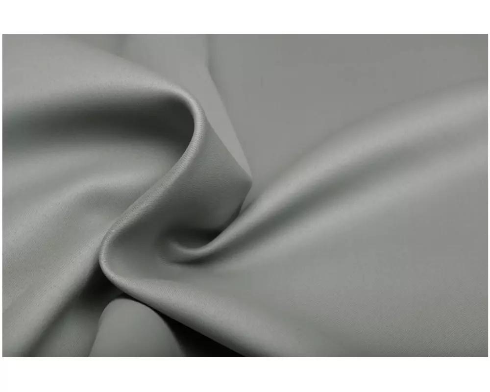 Hubatka Nachtvorhang mit Faltenband Grau 260 cm x 140 cm