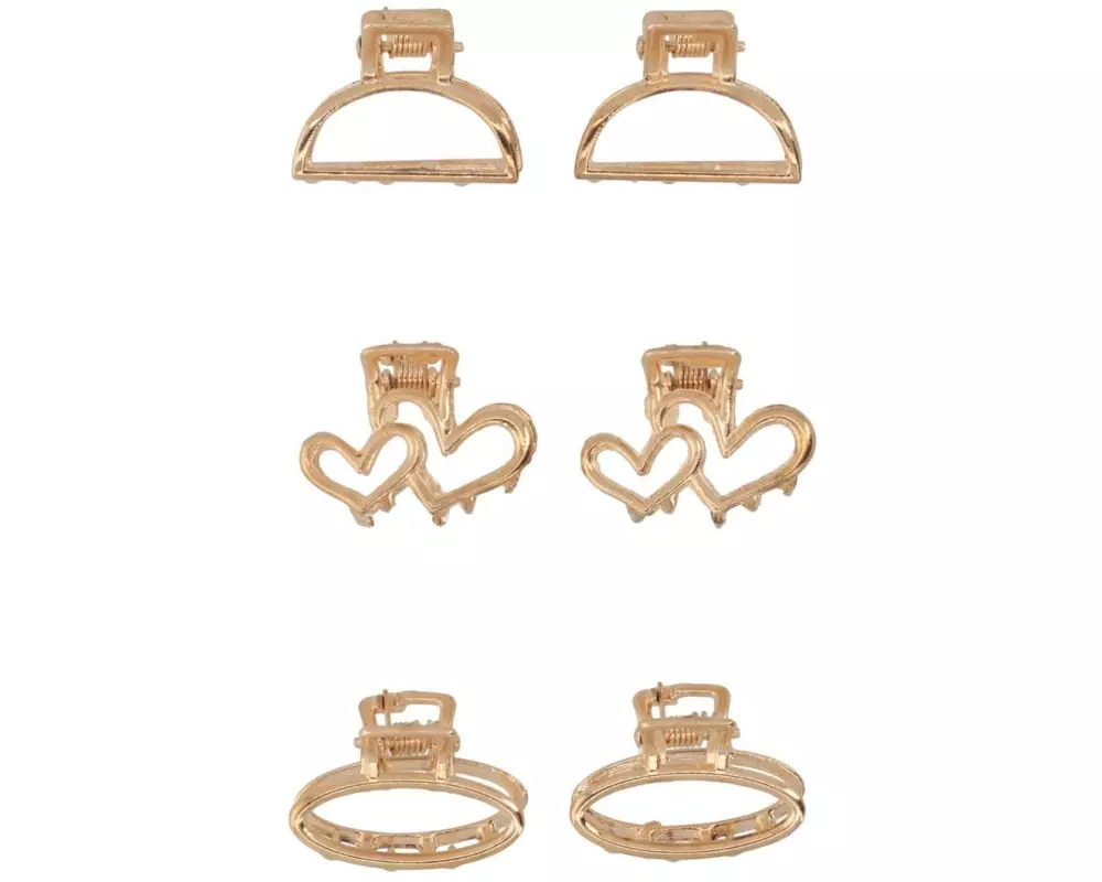 Trisa Accessoires Haarklemme 6er Set gold klein