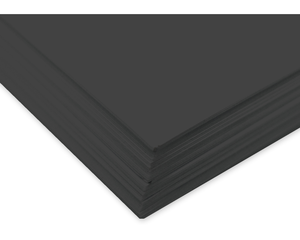 URSUS Tonzeichenpapier A4 2174682 130g, dunkelgrau 100 Blatt