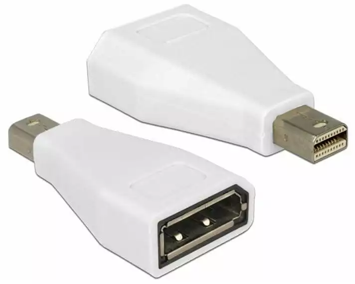 Delock Adapter Mini-Displayport – Displayport Weiss