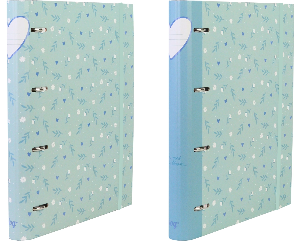 ANCOR Ringbuch A4 117752 B'LOG SWEET BLUE, liniert