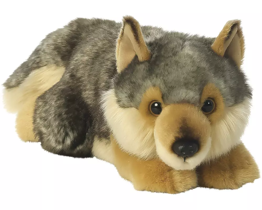 AURORA Plüsch MiYoni Wolf Lying 28 cm Plüschtier Wolf liegend 28 cm