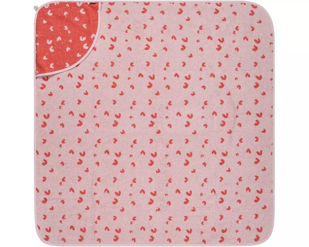 Sterntaler Kapuzenbadetuch Bär Betty 100 x 100 cm, Rosa