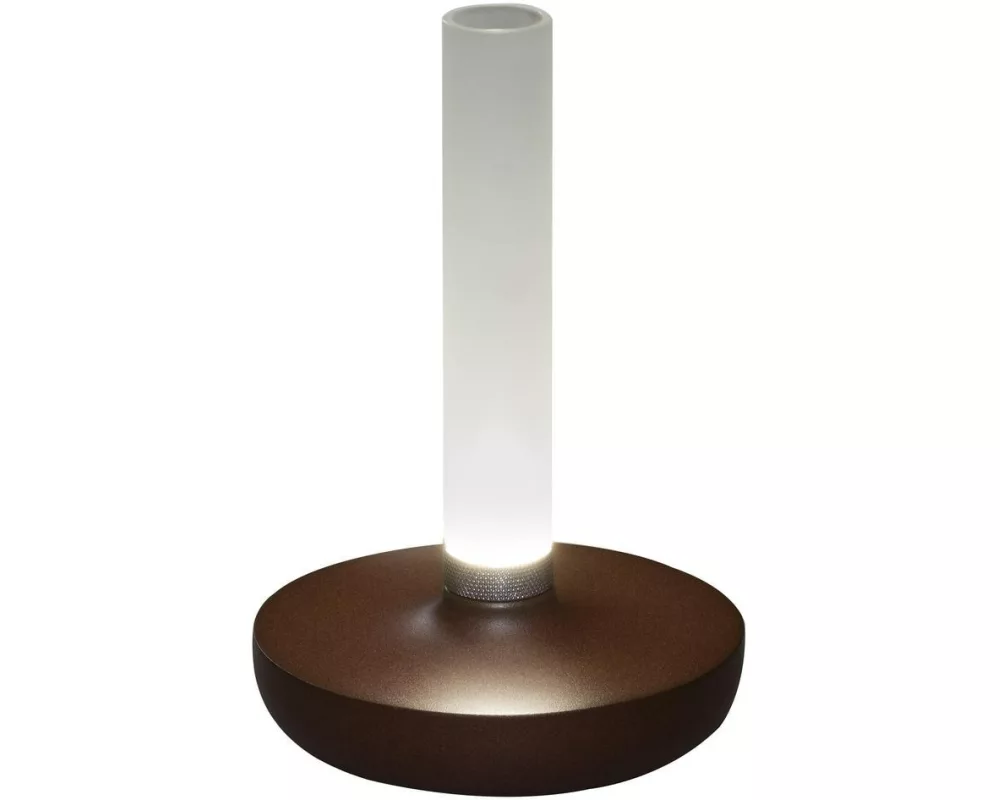 Konstsmide Akku-Tischleuchte USB Biarritz, 1800/ 3000/ 4000 K, Rost