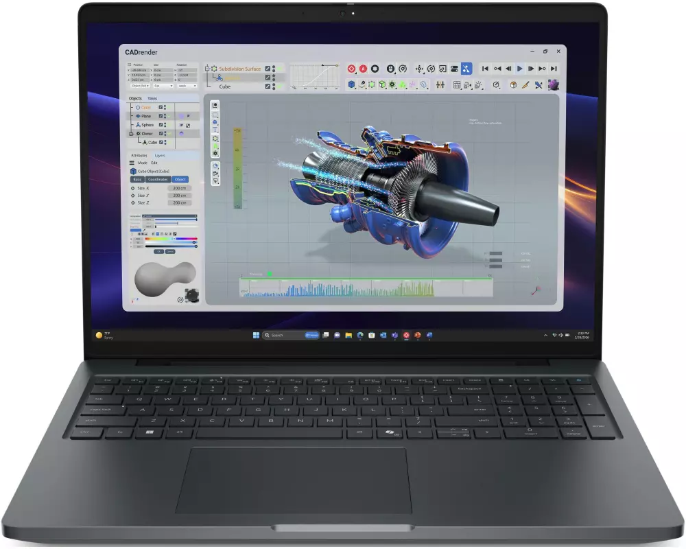 Dell Notebook Pro Precision 5 16 PW516261 (U7-366H,32 GB,1TB SSD)