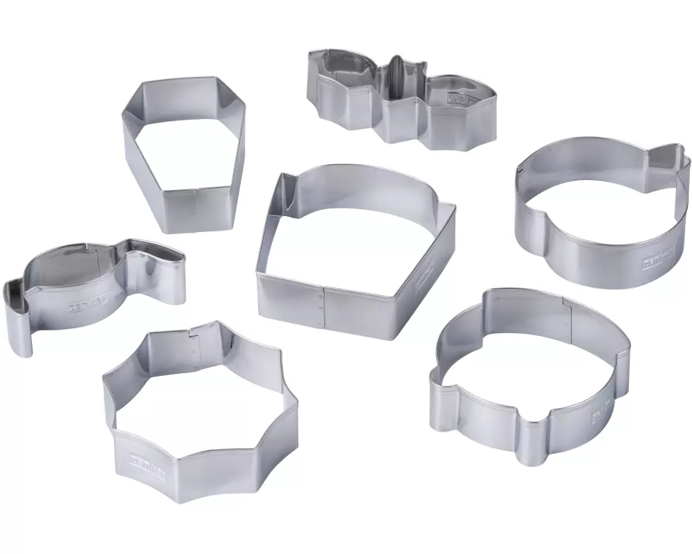 Zenker Guetzli-Ausstecher Happy Halloween 1 Stück, Silber