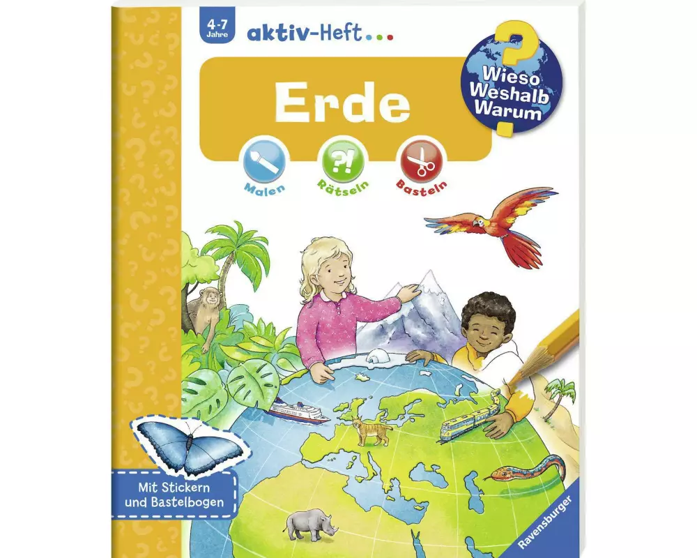 Ravensburger Kinder-Sachbuch WWW aktiv-Heft – Erde