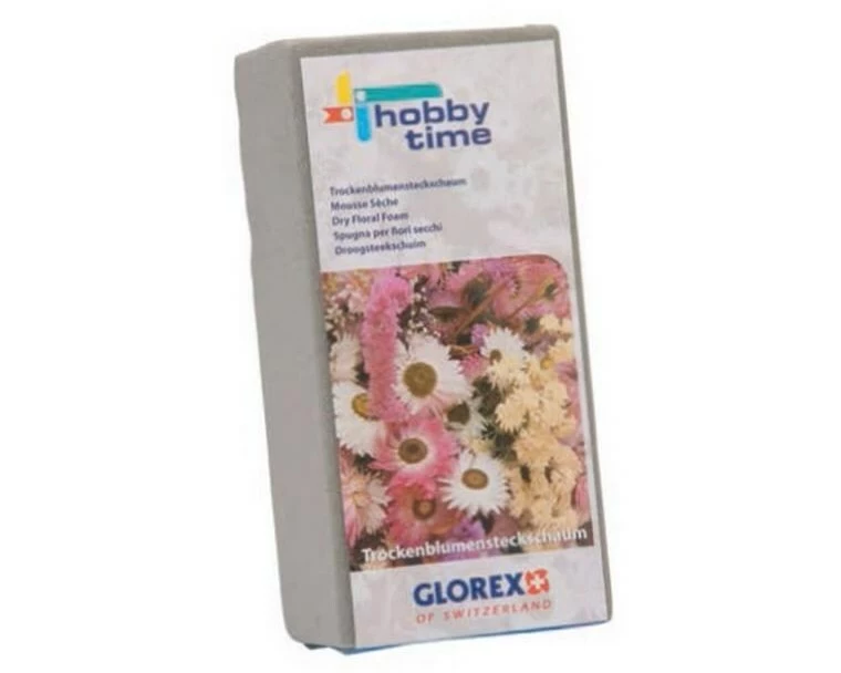 Glorex Steckschaum für Trockenblumen 23 x 11 x 7.5 cm