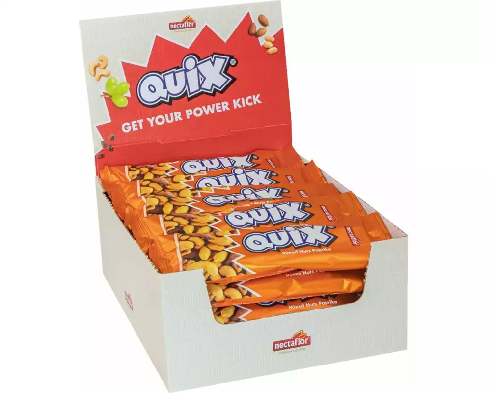 Nectaflor Quix Mixed Nuts Paprika 25 x 40 g