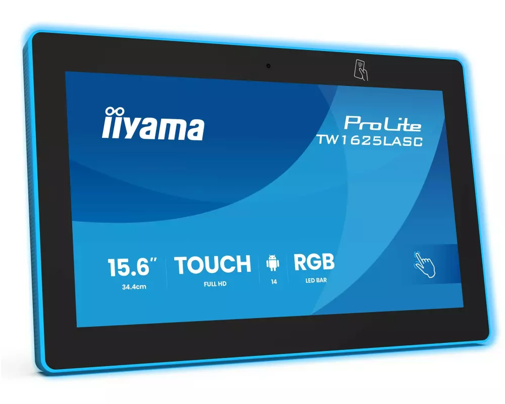 iiyama ProLite TW1625LASC-B3PNR 15.6" RGB LED Touch