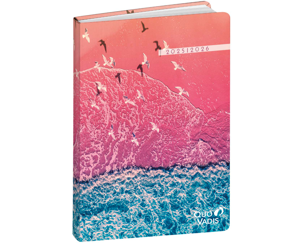 QUO-VADIS Eurotextagenda Respire 25/26 1282534Q 1T/1S 12M Vögel ML 12x17cm