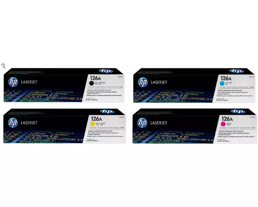 HP Rainbow Kit Nr. 126A (CE310A-CE313A) BL/C/M/Y