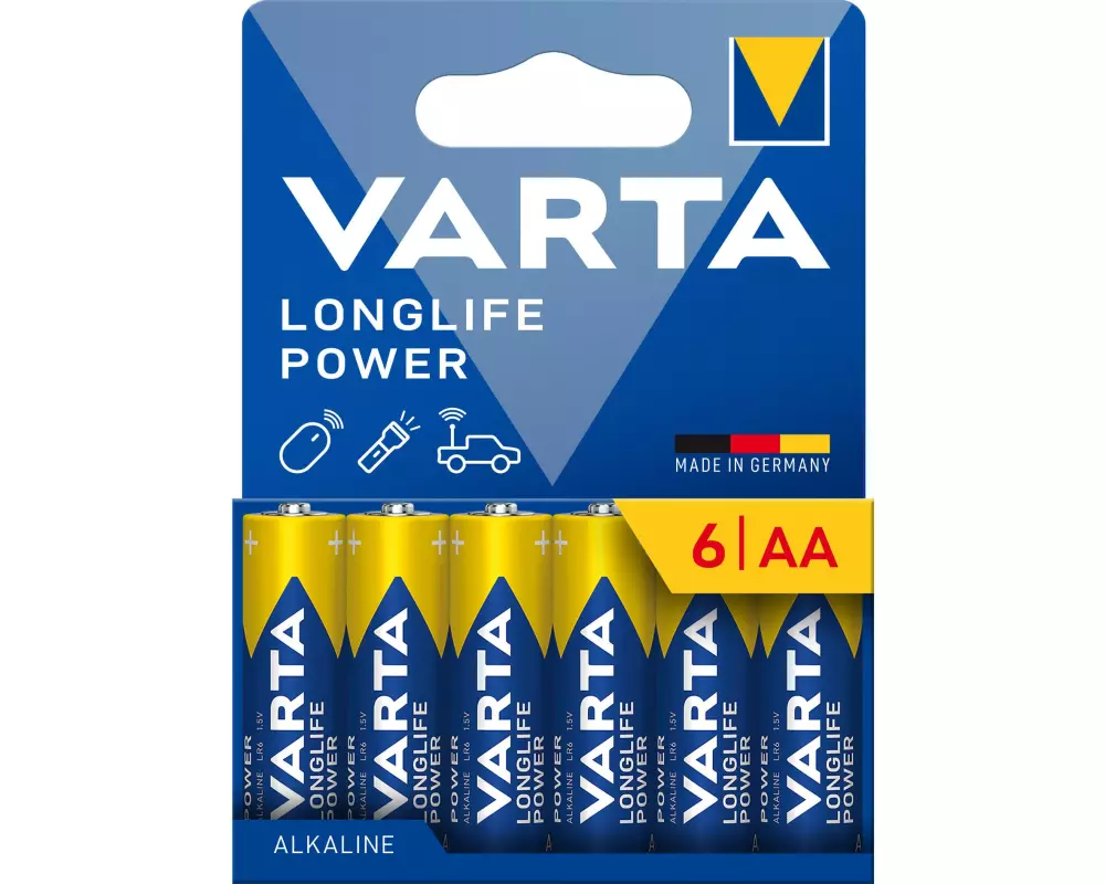 Varta Batterie Longlife Power AA , 6 Stück