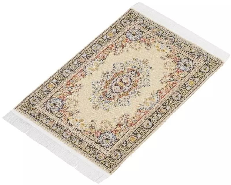 HobbyFun Mini-Utensilien Teppich 15 x 10 cm Beige