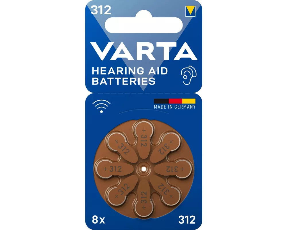 Varta Hörgerätebatterie 312 , 8 Stück