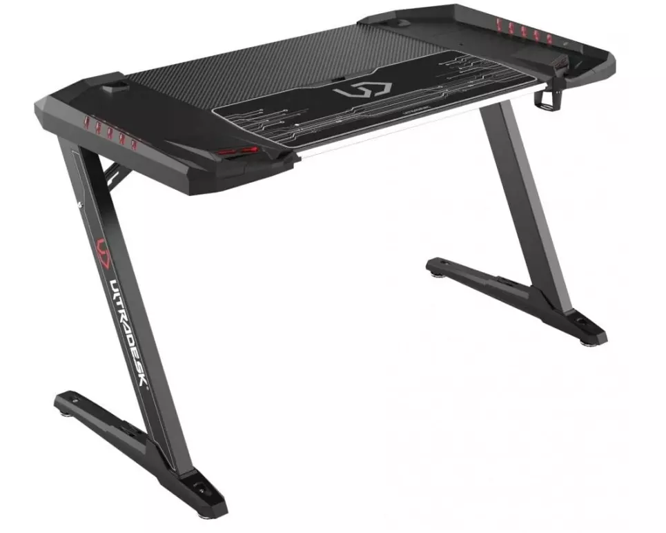 Ultradesk Gaming Tisch Rocket Schwarz