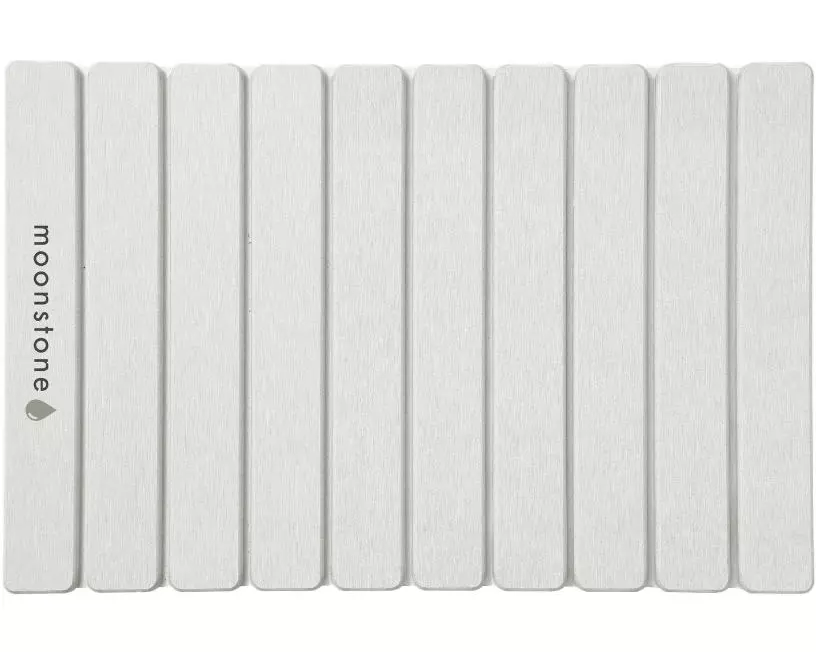 Moonstone Badematte Melipa 60 x 36 cm, Weiss