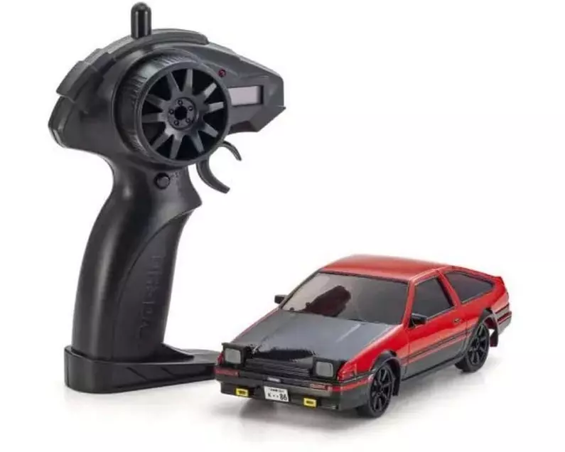 Kyosho Toyota AE86 RD/BK 1:28, Rot/Schwarz