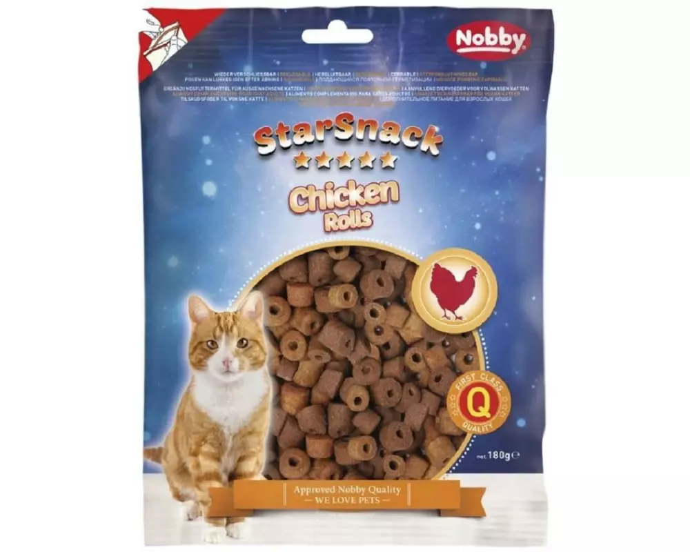 Nobby Katzen-Snack StarSnack Chicken Rolls, 180 g