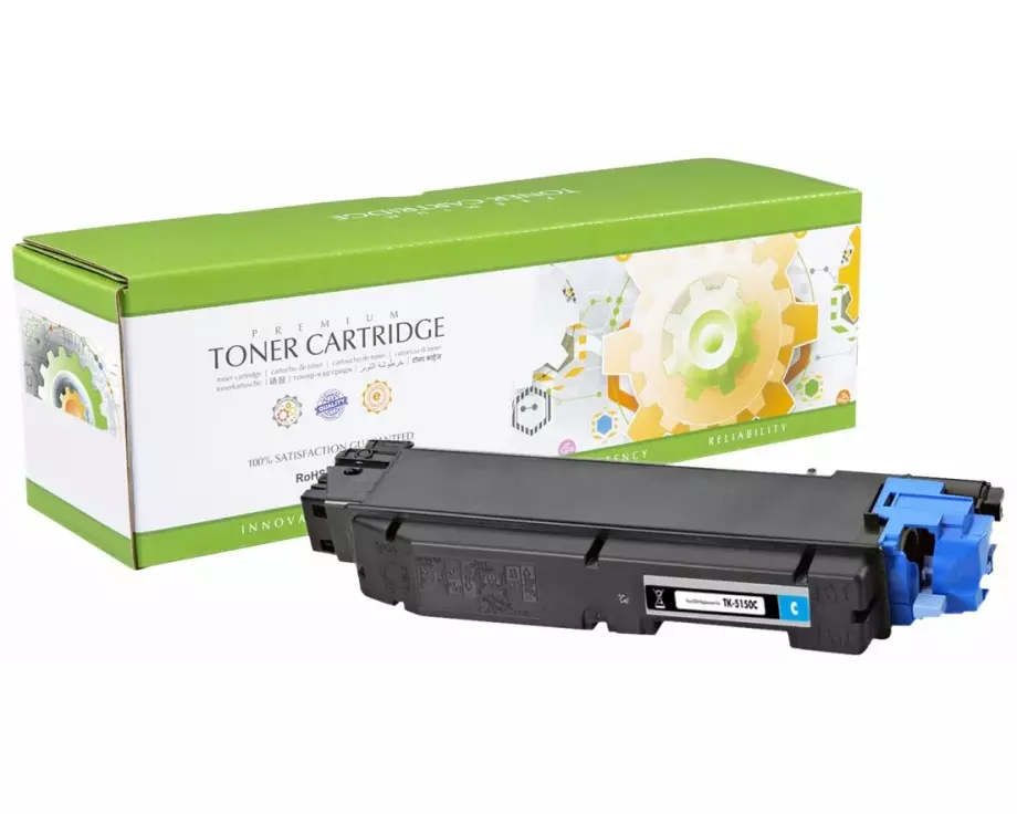 STATIC Toner cartridge compatible with Kyocera TK-5150C cyan compatible 10.000 pages