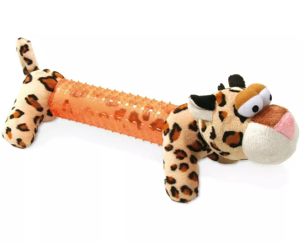 SwissPet Hunde-Spielzeug Dental-Leo, 33.5 cm, Orange