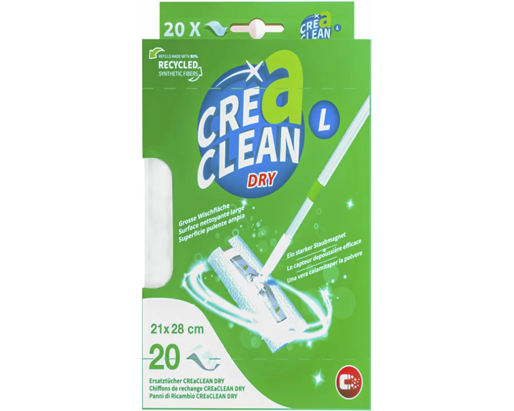 CREaCLEAN Dry L Ersatztücher 20 Stk.