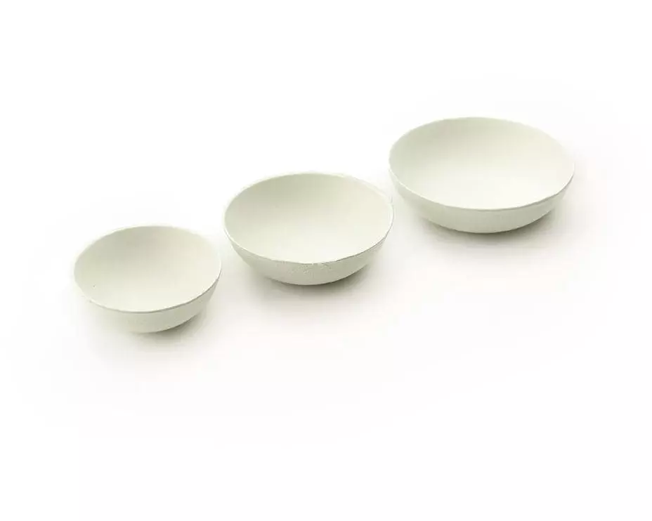 Sier Fingerfood-Schale Bagastro 6 cm, 80 Stück, Weiss