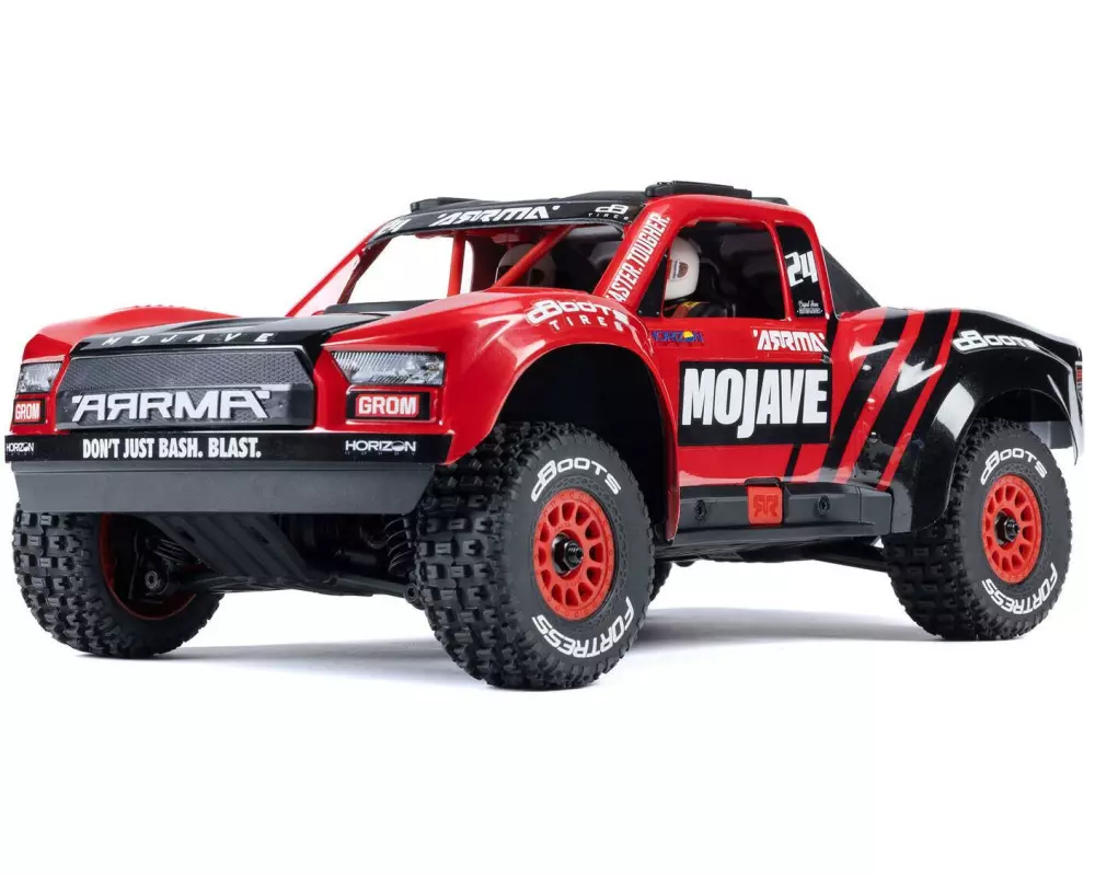 Arrma Desert Truck Mojave Grom Mega 380 Rot, RTR, 1:18